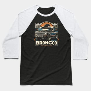 Retro Bronco Baseball T-Shirt